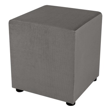 Pouf SIX gris 40x40 cm