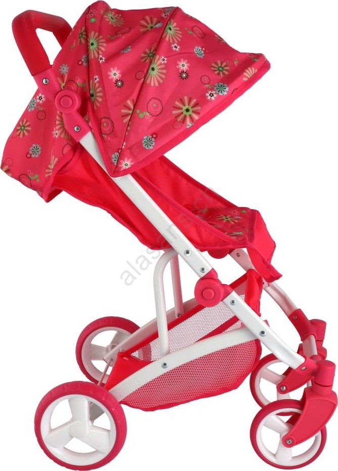 Poussette canne 54 cm pour poupée Poméa Flowers Poussette canne 54 cm pour poupée Poméa Flowers