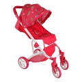 Poussette sportive pour poupées — rouge