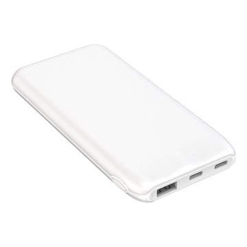 Power Bank 10000 mAh 10W Power Delivery 2xUSB-C + 1xUSB-A bianco
