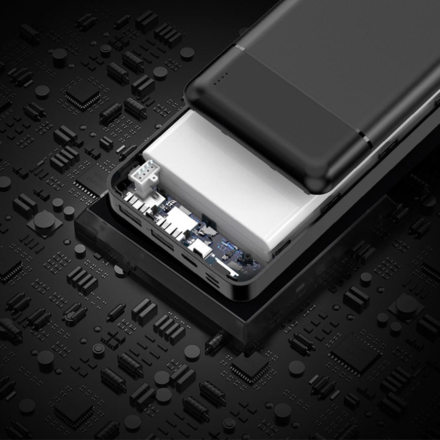 Power Bank 30000 mAh 3,7V nero