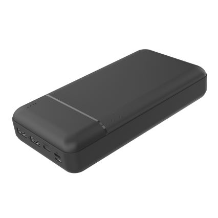 Power Bank 30000 mAh 3,7V nero