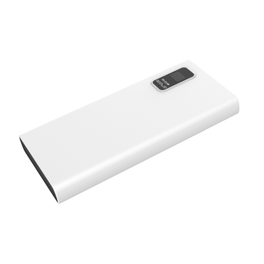 Power Bank con display LED Power Delivery 10000 mAh 3,7V bianco