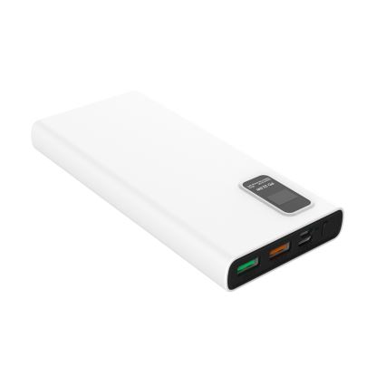Power Bank con display LED Power Delivery 10000 mAh 3,7V bianco