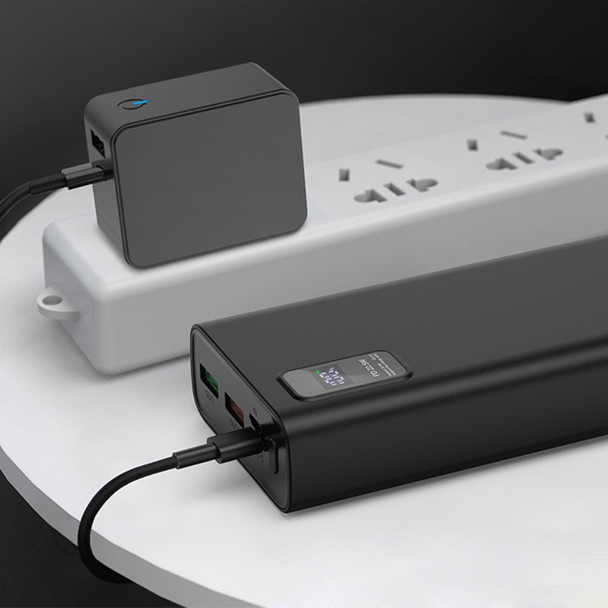Power Bank con display LED Power Delivery 20000 mAh 3,7V nero