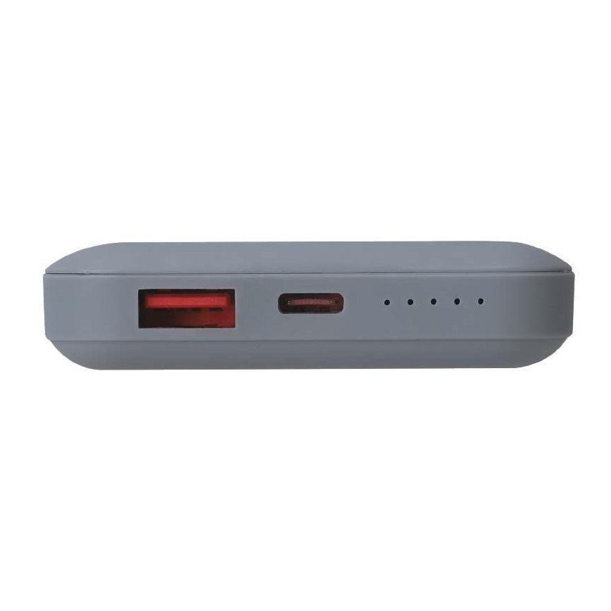 Power Bank magnetico con ricarica wireless Power Delivery 10 000mAh/20W/3,7V grigio