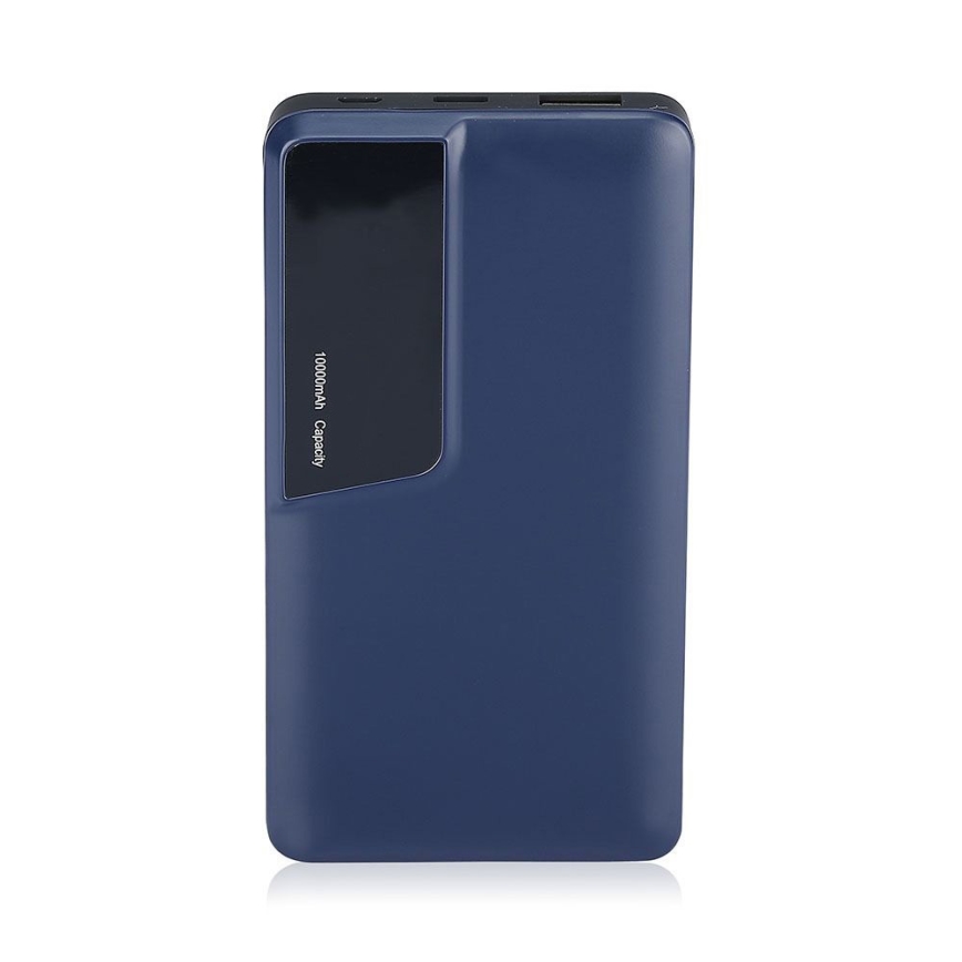 Power Bank mit Display 10000mAh/3,7V blau