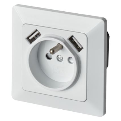 Presa domestica USB francese 250V/16A