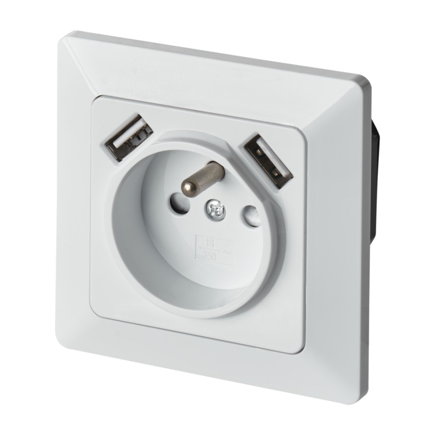 Presa domestica USB francese 250V/16A