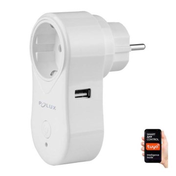 Presa intelligente SMART 3400W/230V Wi-Fi Tuya + USB SCHUKO
