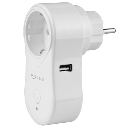Presa intelligente SMART 3400W/230V Wi-Fi Tuya + USB SCHUKO