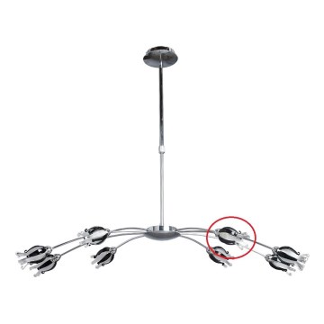 Prezent 14009 - Verre de rechange pour suspension BLACK JACK G9 chrome brillant