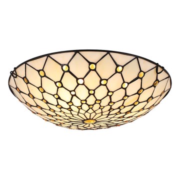 Prezent 1713 - Plafoniera TIFFANY 3xE27/40W/230V