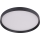 Prezent 17317 - dimmbare LED-Deckenleuchte MAYSA, 72 W, 230 V, 3000/4000/6000 K, Ø 77 cm, schwarz