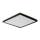 Prezent 27313 -Plafoniera LED da bagno CORDIA SQ LED/18W/230V 3000/6000K IP54 nero