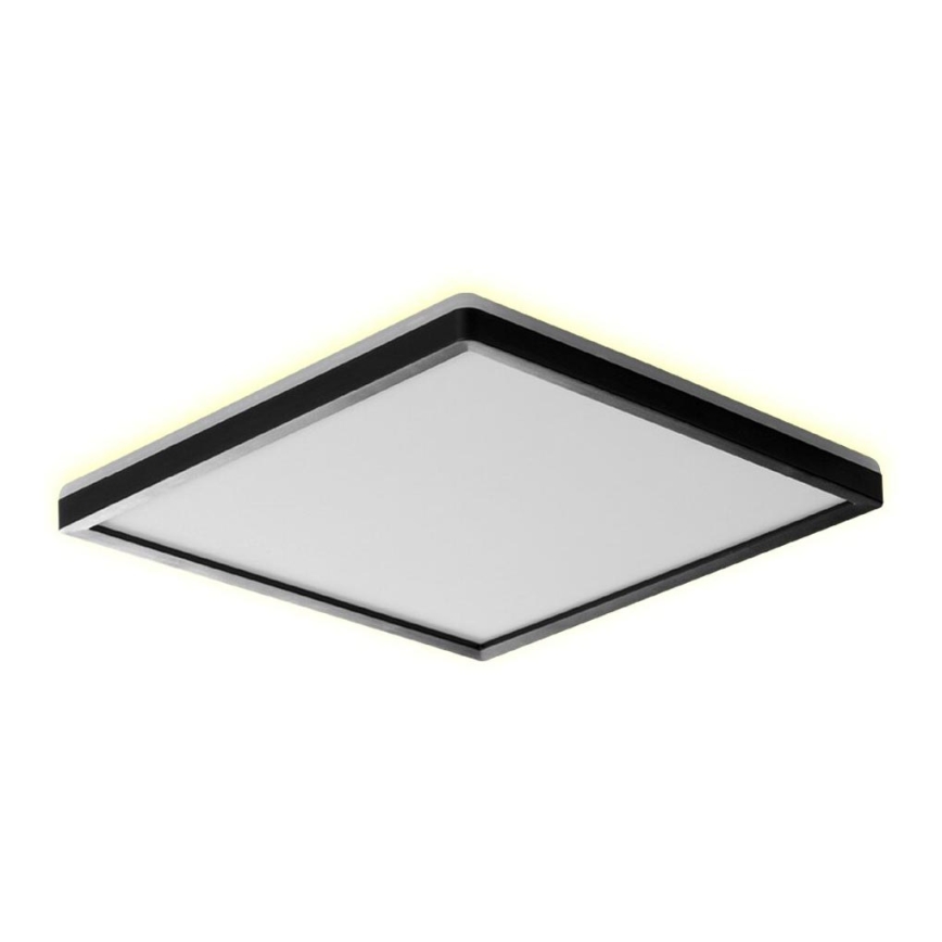 Prezent 27315 - Plafoniera LED da bagno CORDIA SQ LED/24W/230V 3000/6000K IP54 nero