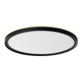 Prezent 27317 - LED-Deckenleuchte für Badezimmer CORDIA LED/30W/230V 3000/6000K IP54 Ø 50 cm schwarz