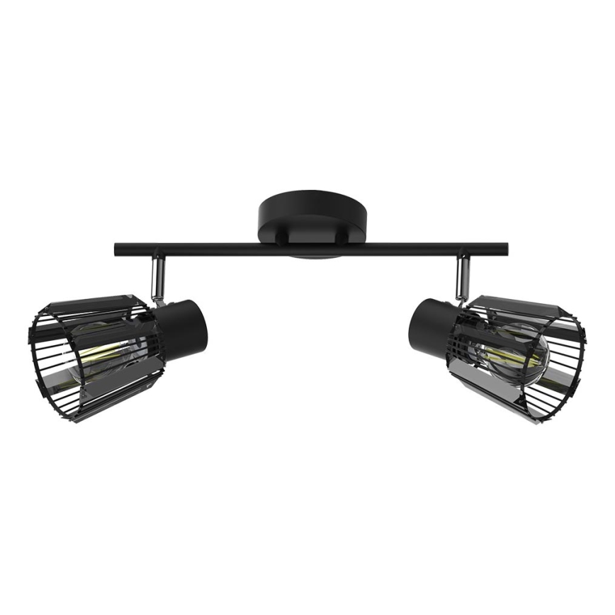 Prezent 27517 - Faretto PONTEO 2xE27/40W/230V nero