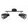 Prezent 27517 - Faretto PONTEO 2xE27/40W/230V nero