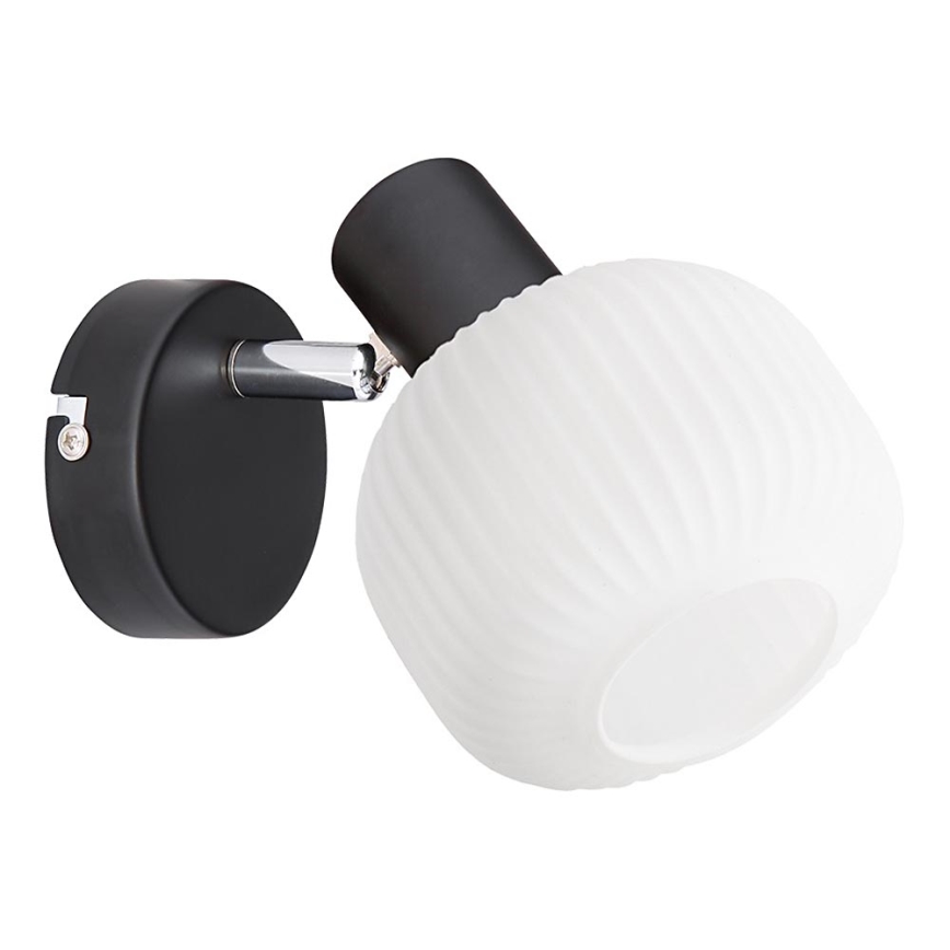 Prezent 27519 - Faretto da parete ARYA 1xE14/40W/230V nero/bianco