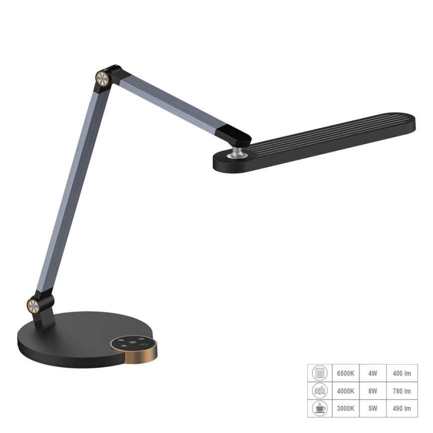 Prezent 31217 - LED Dimmerabile touch flexible lampada da tavolo VIVID LED/10W/230V 3000-6500K