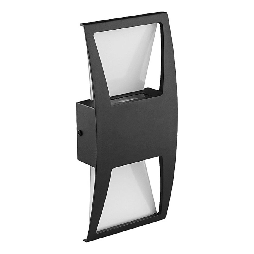 Prezent 31310 - Applique a LED da esterno OZZ 2xLED/4W/230V IP44 nero