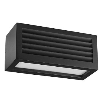 Prezent 31316 - Applique da esterno SUEZ 1xE27/18W/230V IP44 nero