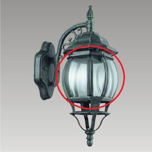 Prezent 39001 - Verre de rechange pour éclairage extérieur PRINZ E27