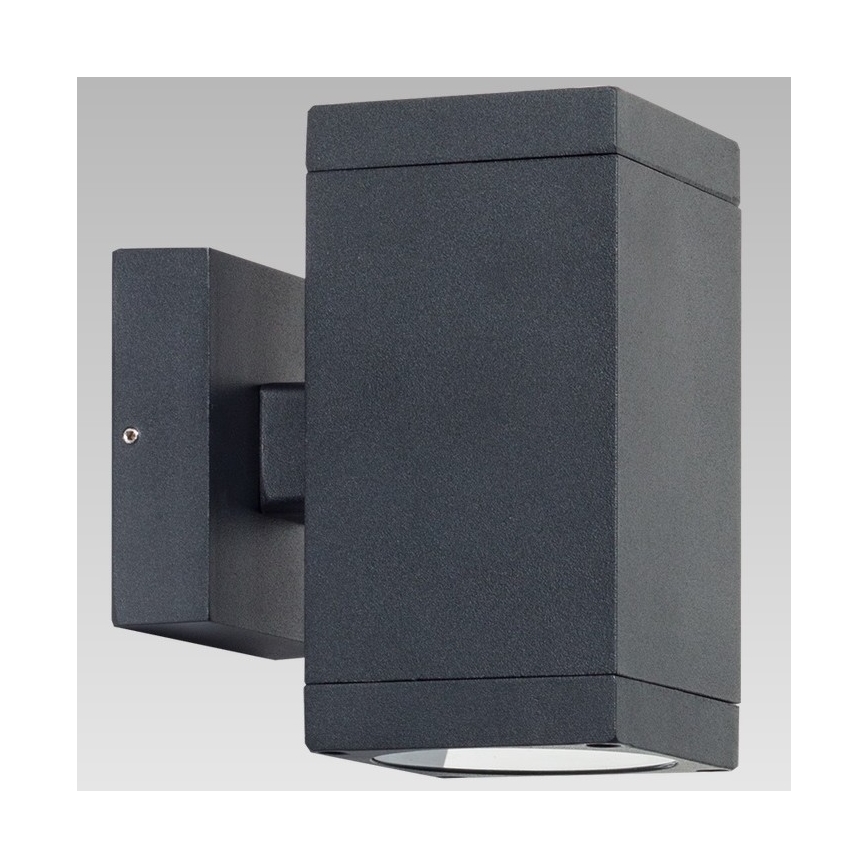 Prezent 39034 - Applique murale d'extérieur RETO SQ 2xGU10/35W/230V IP54