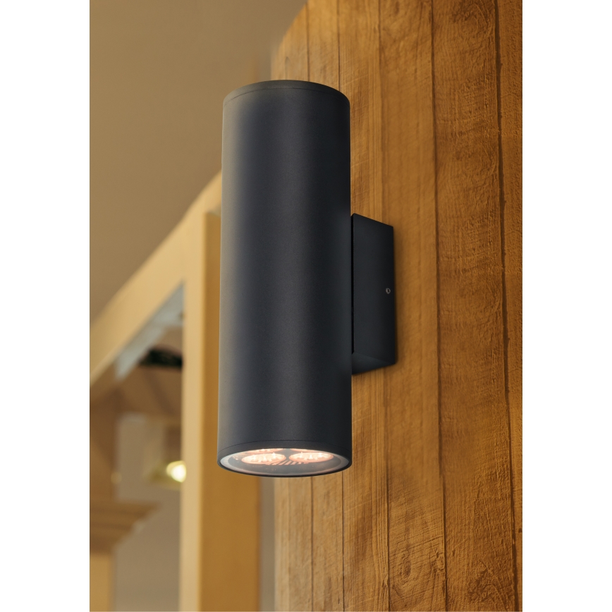Prezent 39037 - Applique da esterno RETO XL 2xE27/60W/230V IP54