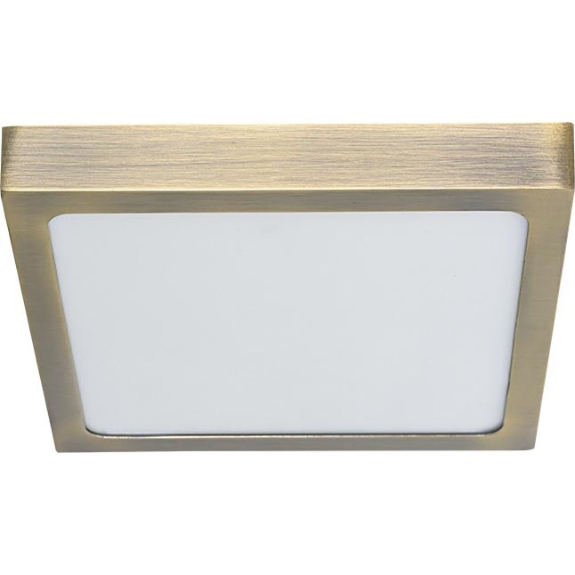 Prezent 49062 - Plafoniera LED LENYS LED/9W/230V 4000K 12x12 cm ottone
