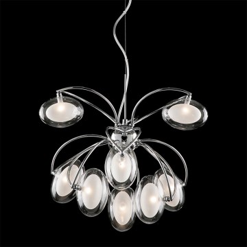 Prezent 69039 - PENELOPA Lampadario 9xG4/20W/230V
