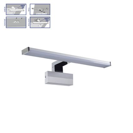 Prezent 70226  - Illuminazione a LED per specchi da bagno TREMOLO PLUS LED/8W/230V IP44 3000/4000K 40 cm