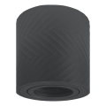 Prezent 71111 - Faretto LOTAR 1xGU10/50W/230V Ø 8 cm nero