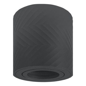 Prezent 71111 - Spot d'éclairage LOTAR 1x GU10/50W/230V Ø 8 cm noir