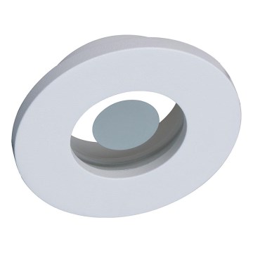 Prezent 71114 - Badezimmer-Einbauleuchte FAY 1xGU10/50W/230V Ø 8,5 cm IP44 weiß