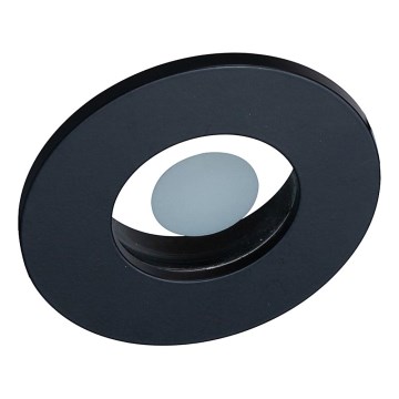 Prezent 71115 - Spot encastré pour salle de bains FAY 1x GU10/50W/230V Ø 8,5 cm IP44 noir