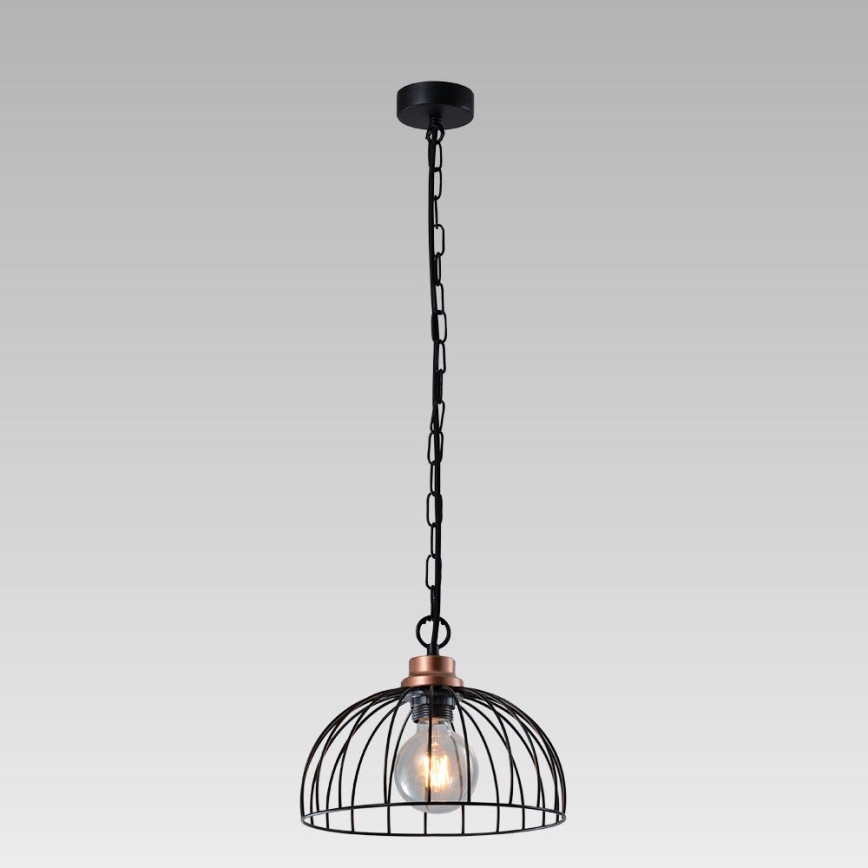 Prezent 75465 - Lampadario a sospensione con catena BASKET 1xE27/60W/230V
