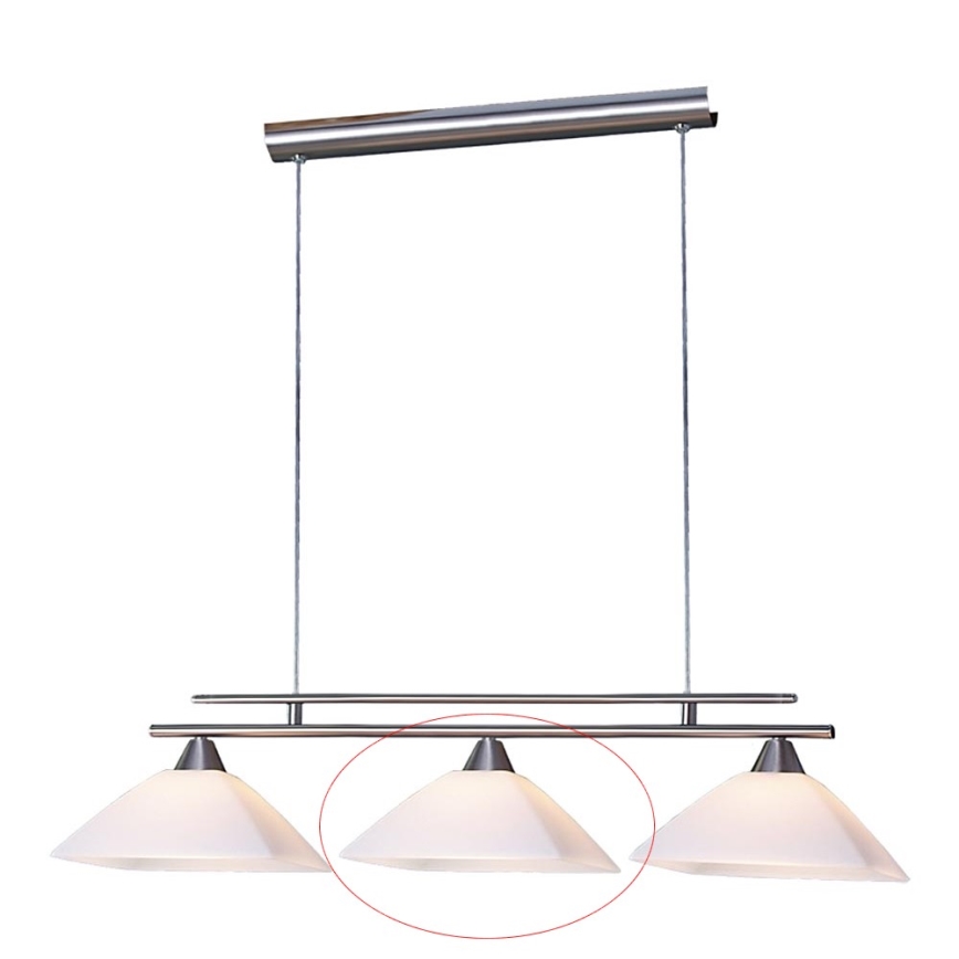 Prezent - Vetro di ricambio per lampadario OPAR E27