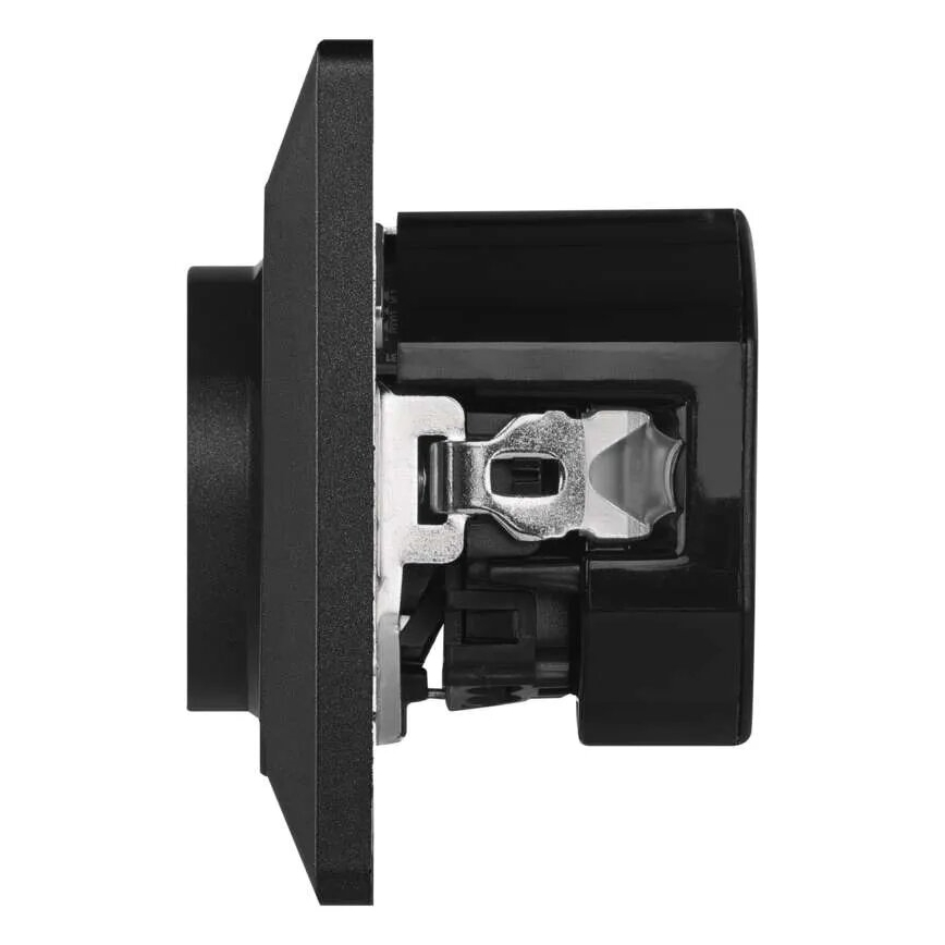 Prise domestique avec USB 250V/16A anthracite