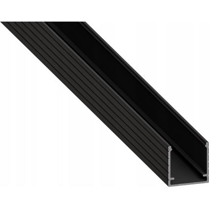 Profil encastrable pour rubans LED 1 m noir/blanc