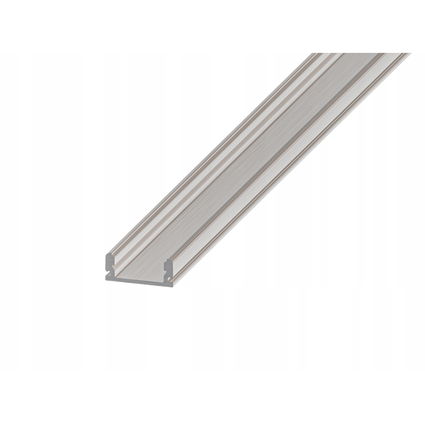 Profilé encastrable pour rubans LED 1 m argenté/blanc