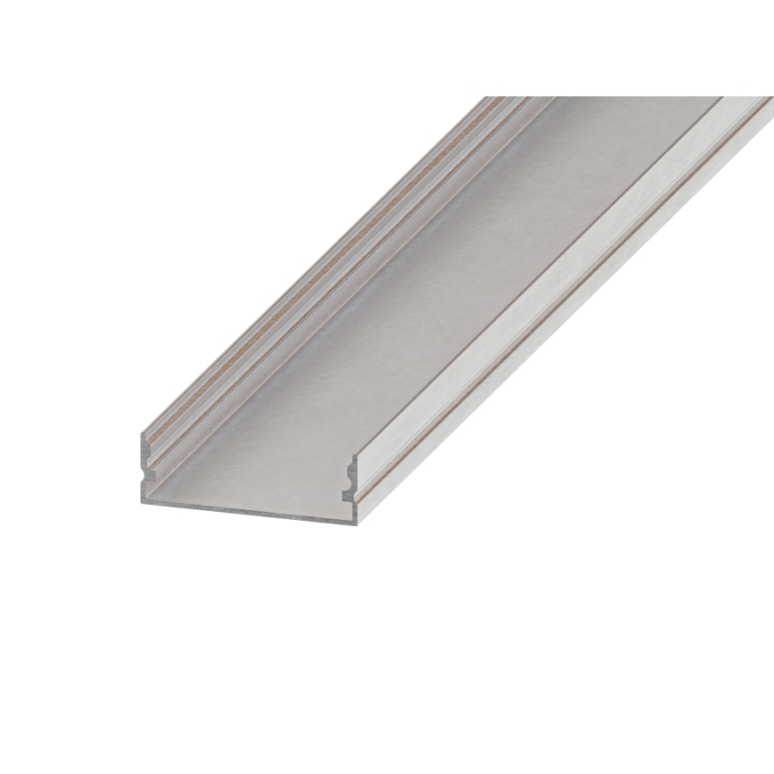 Profilo da incasso per strisce LED 1 m argento/bianco