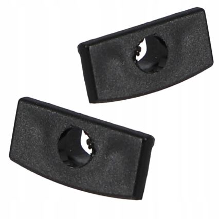 Profilo da incasso per strisce LED 1 m nero/bianco