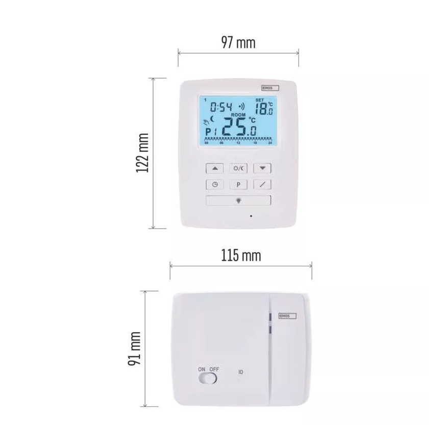 Programmierbarer Thermostat 230V