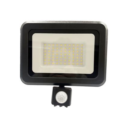 Proiettore da esterno a LED con sensore LED/50W/230V 4000K IP44 nero
