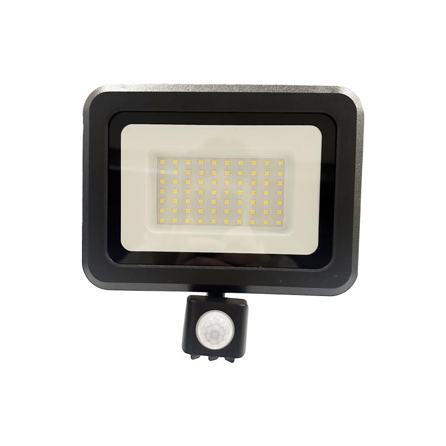 Proiettore da esterno a LED con sensore LED/50W/230V 4000K IP44 nero
