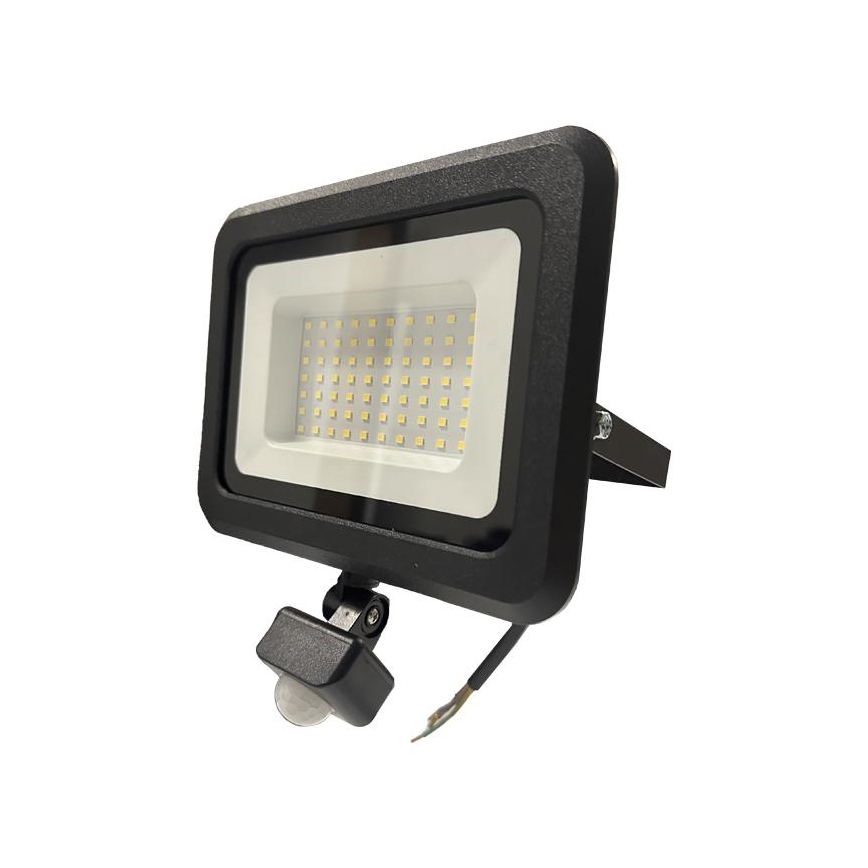 Proiettore da esterno a LED con sensore LED/50W/230V 4000K IP44 nero