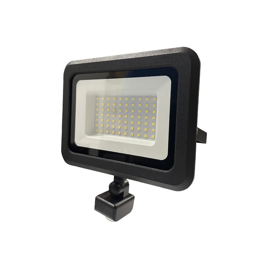 Proiettore da esterno a LED con sensore LED/50W/230V 4000K IP44 nero
