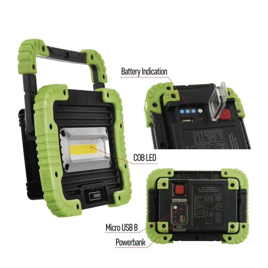 Faretto ricaricabile LED COB LED/3,7V 3000 mAh IP44